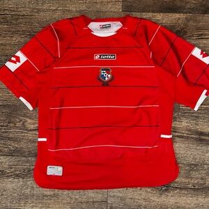 Lotto 2006 Panama FEPAFUT Red Home Soccer Jersey Size  Small